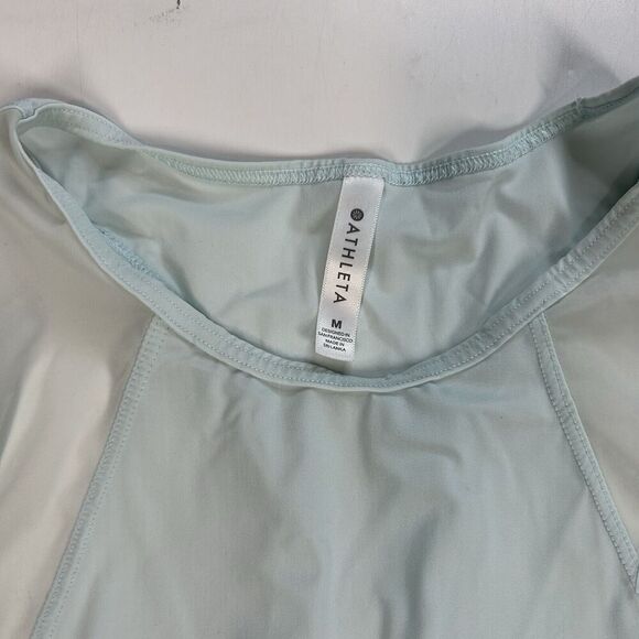 Athleta Ultimate Hybrid Tank Blue Women’s Size Medium Mint Green Athletic - Picture 5 of 8